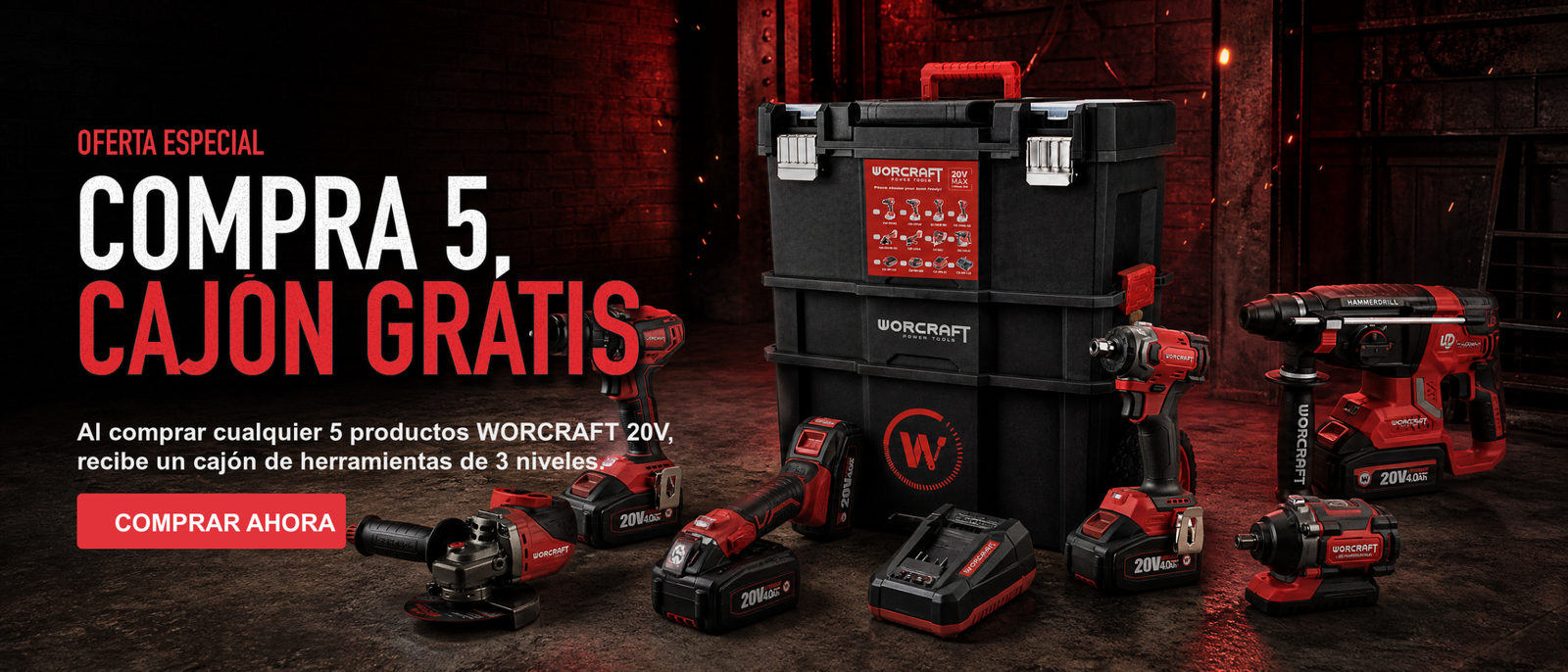 WORCRAFT promo cajón gratis — COMB003