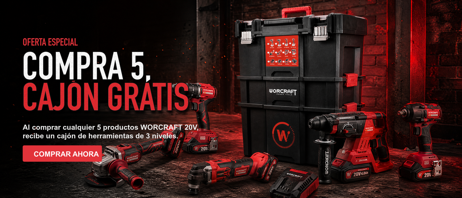 WORCRAFT promo cajón gratis — COMB004